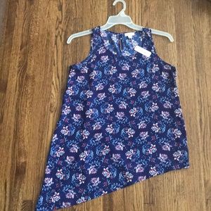 Asymmetrical Flower Top